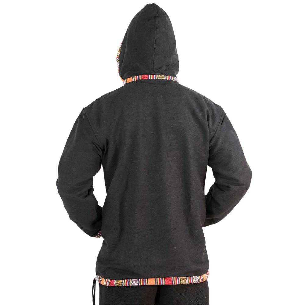 Kunst Und Magie Baja Hoodie Kapuzenpullover mit Fleecefutter und abnehmbarer Kapuze Heißer Verkauf