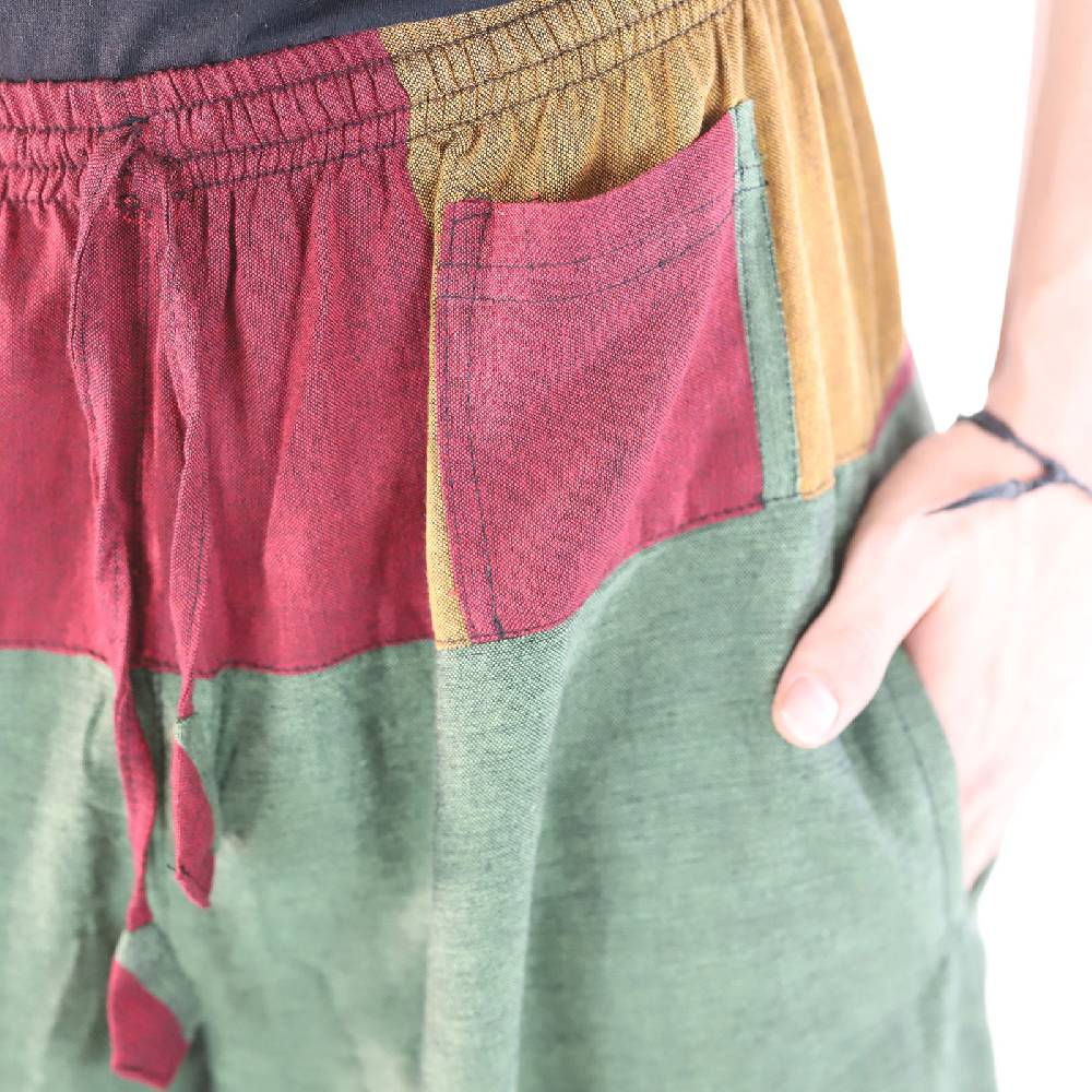 Kunst Und Magie KUNST UND MAGIE Yogahose Pumphose Pluderhose mehrfarbig aus Baumwolle lang Begrenzte Freigabe