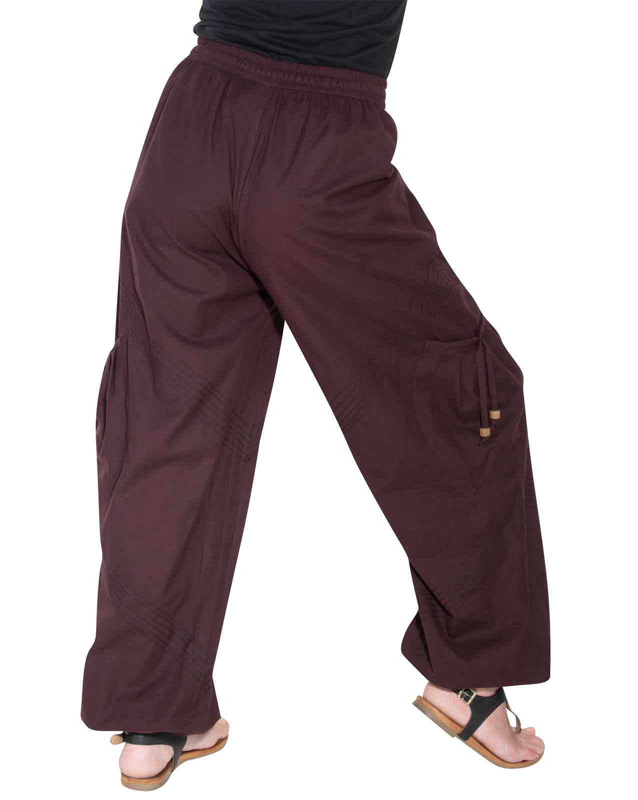Kunst Und Magie Kunst und Magie Unisex Goa Pluderhose in klassischen Farben Neueste Stile