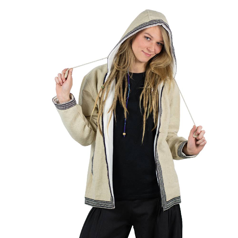 Kunst Und Magie Kunst und Magie Unisex Baumwolljacke mit Fleecefutter und Kapuze Nur für heute