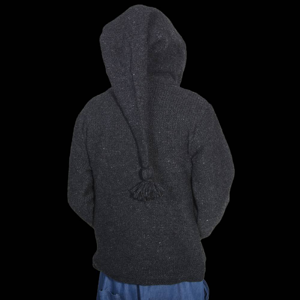 Kunst Und Magie Kunst & Magie Unisex Strick- Wolljacke abnehmbare Zipfelkapuze Sonderangebot der Fabrik