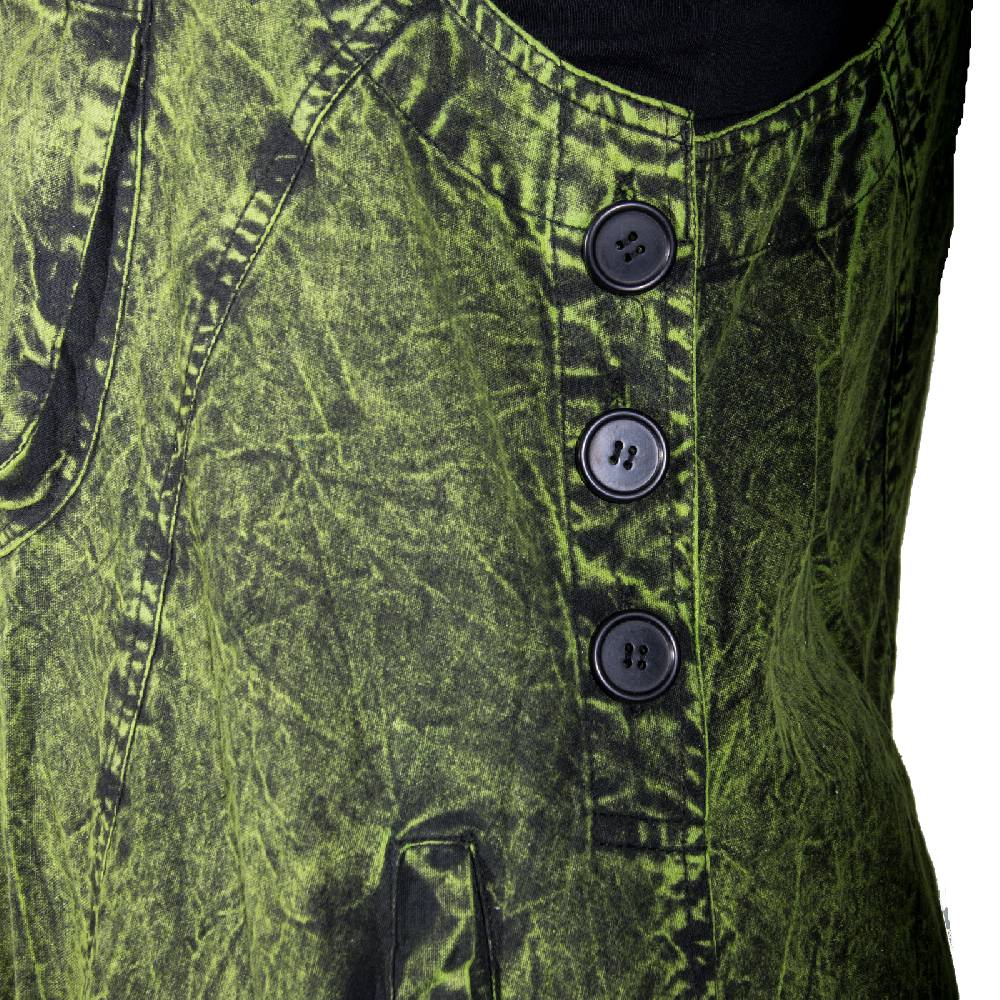 Kunst Und Magie Kunst und Magie Unisex Vintage Latzhose Ibiza stonewashed Haremshose Overall Vierteljährliche Förderung