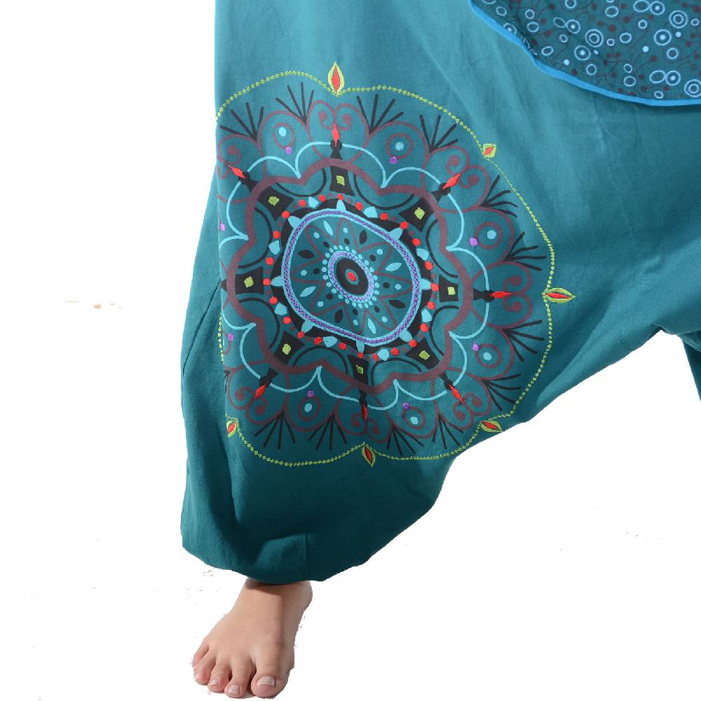 Kunst Und Magie Kunst und Magie Bunte Ibiza Style Haremshose aus Baumwolle Goa Wellnesshose Boho 50% Rabatt mit kostenlosem Versand