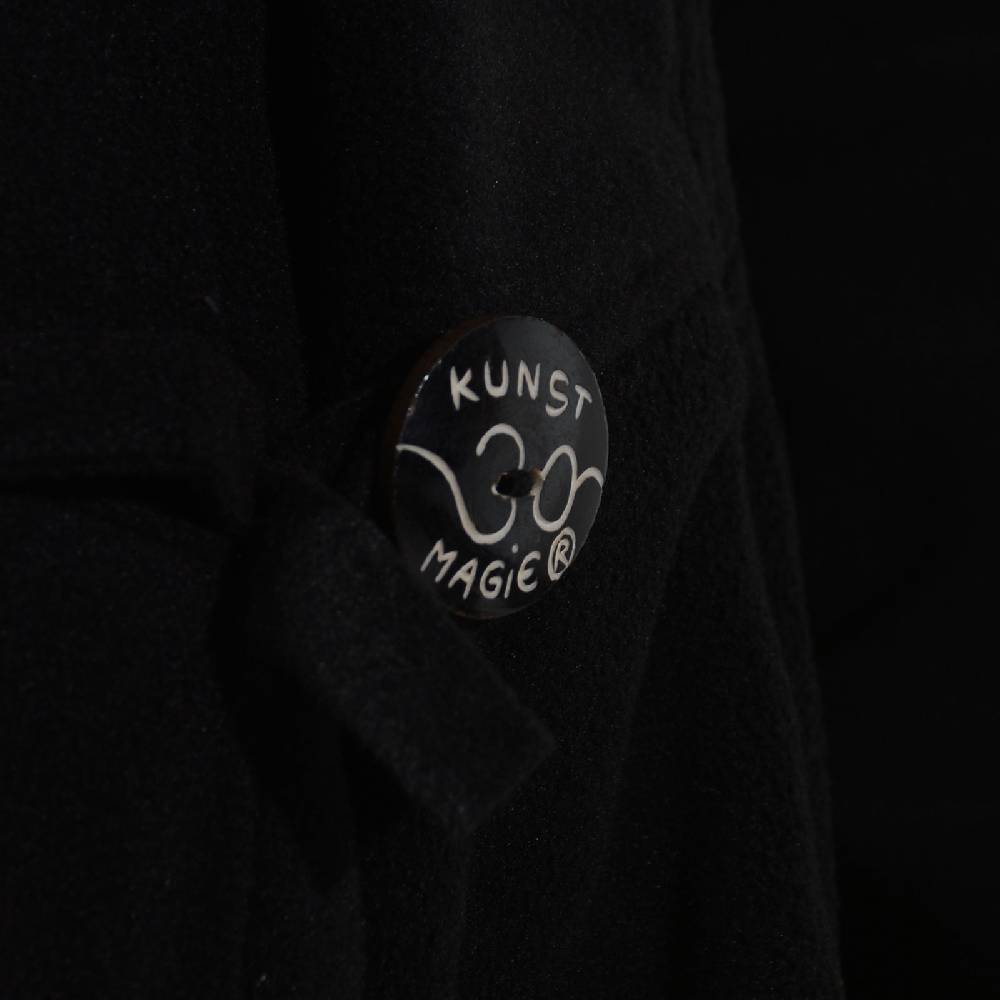 Kunst Und Magie Kunst und Magie Damenmantel aus Fleece mit Kapuze Boho Gehrock Jacke Fleecejacke Clearance-Verkauf