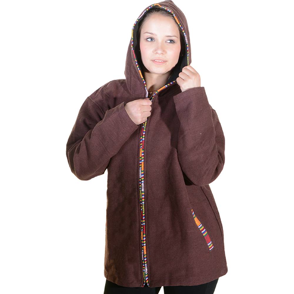 Kunst Und Magie Kunst und Magie Unisex Baumwolljacke mit Fleecefutter und Kapuze Hoodie Fabrikladen