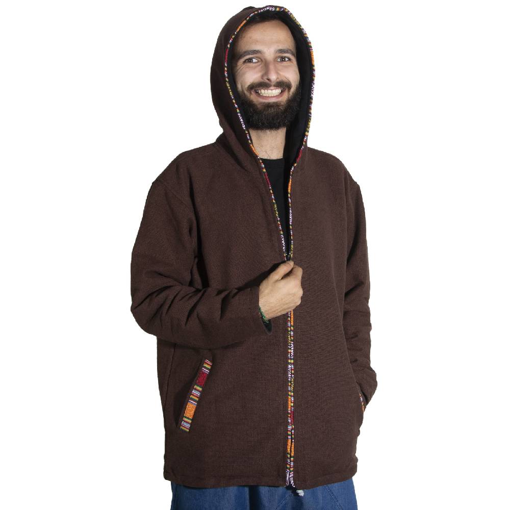 Kunst Und Magie Kunst und Magie Unisex Baumwolljacke mit Fleecefutter und Kapuze Hoodie Fabrikladen