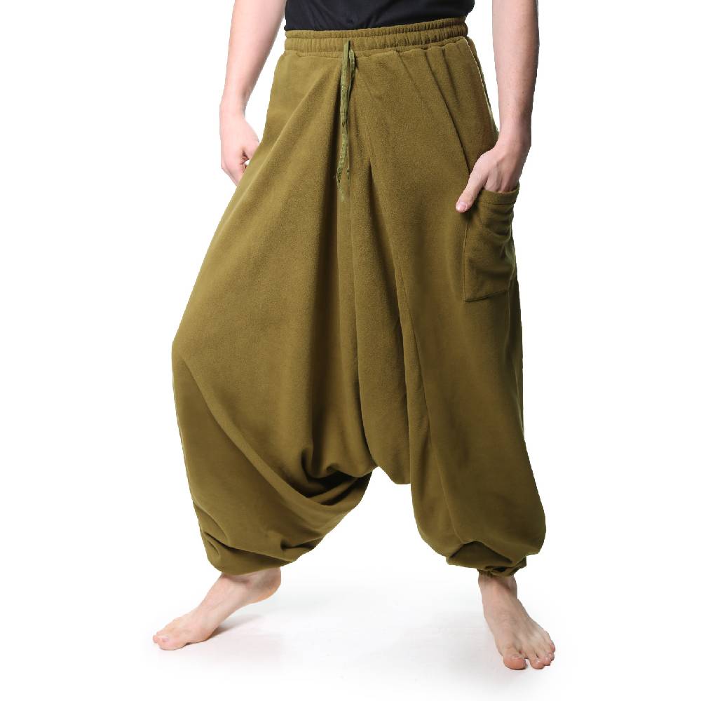 Kunst Und Magie Kunst und Magie Unisex Fleecehose ALADINHOSE Thermo Haremshose Im Verkauf