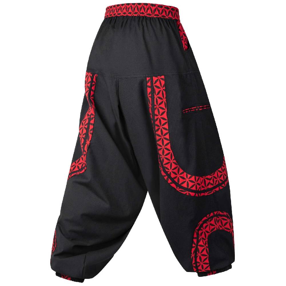 Kunst Und Magie Kunst und Magie Psy Goa Cargo Freizeit Haremshose Baggy Baumwolle Unisex- Für Sie und Ihn 2025