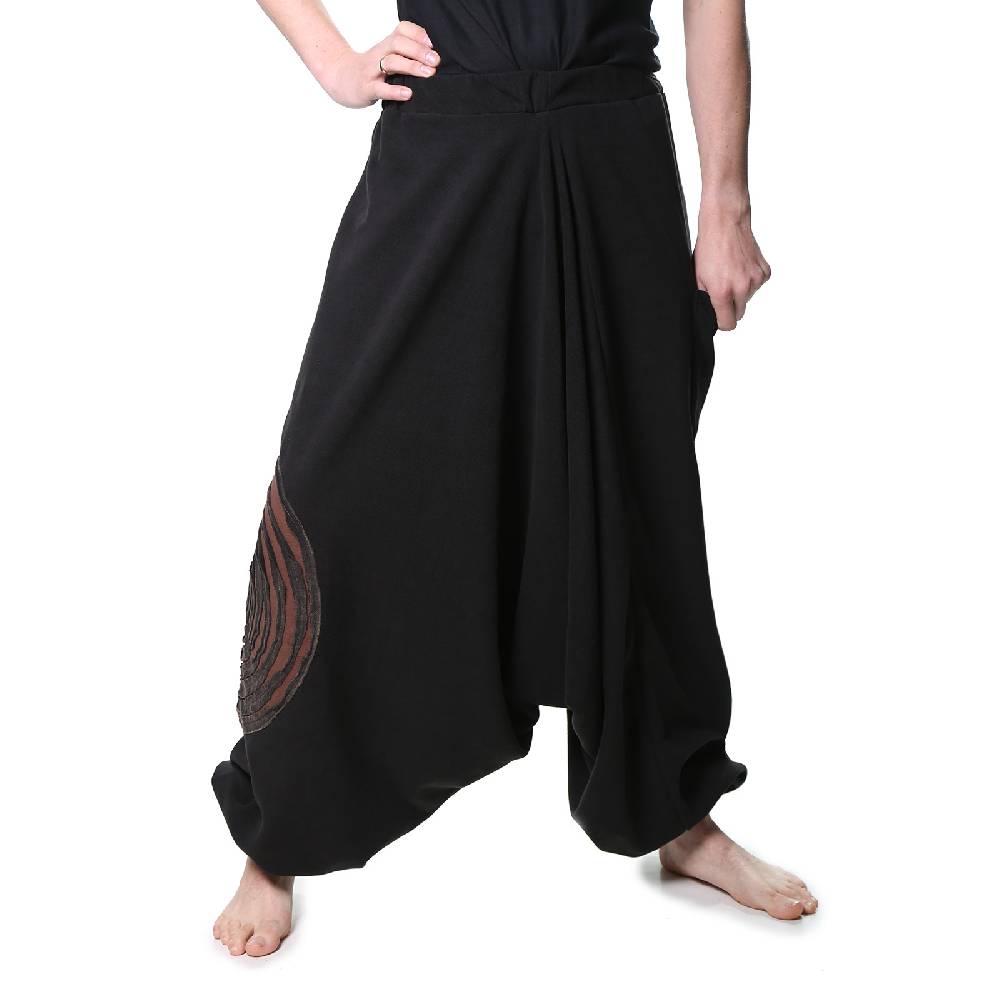 Kunst Und Magie Kunst und Magie Herren Thermo Fleecehose Haremshose Psy Goa Pluderhose ALADINHOSE Lang Online
