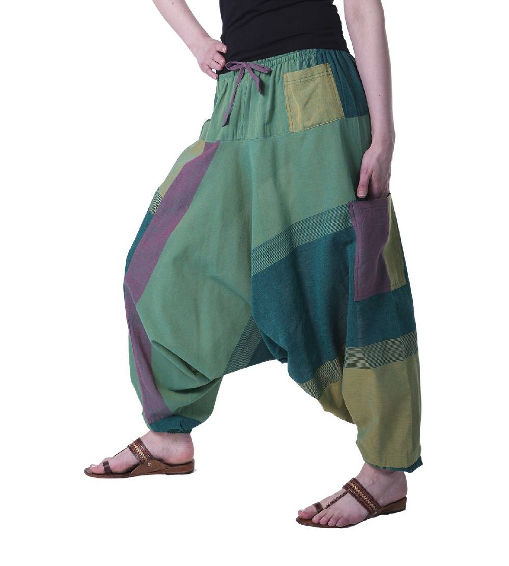 Kunst Und Magie Kunst und Magie Bunte Aladin Haremshose Pumphose Pluderhose Harem Hippie Blitzverkäufe