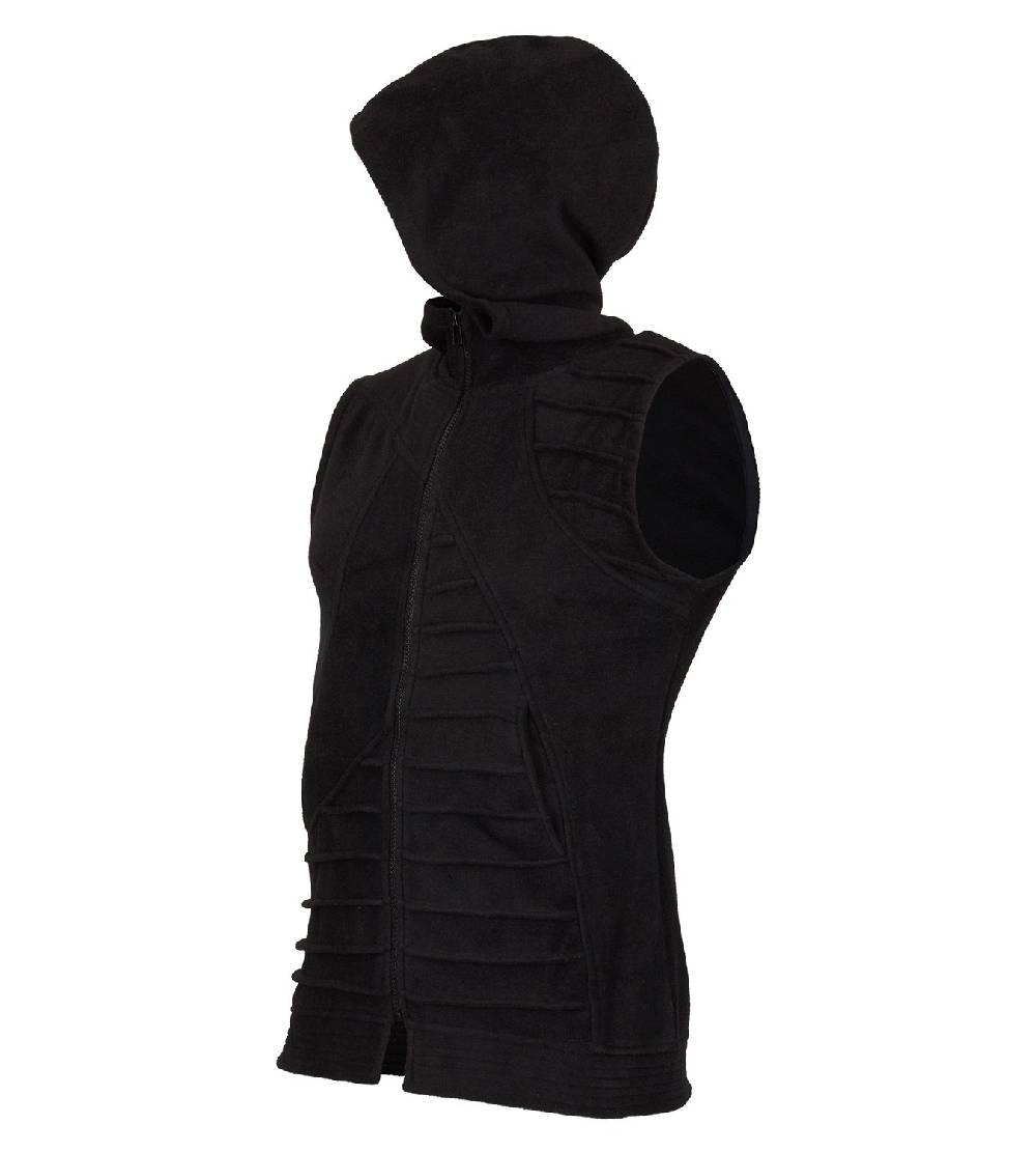 Kunst Und Magie Unisex Psy Goa Fleeceweste Fleece Hippie Gilet Weste schwarz Limitierter Zeitrabatt