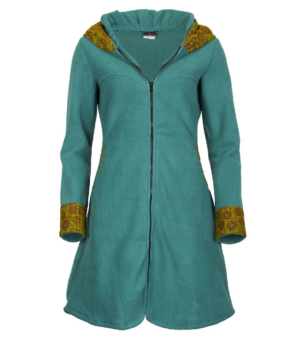 Kunst Und Magie Kunst und Magie Damenmantel aus Fleece Fabrik Onlineshop
