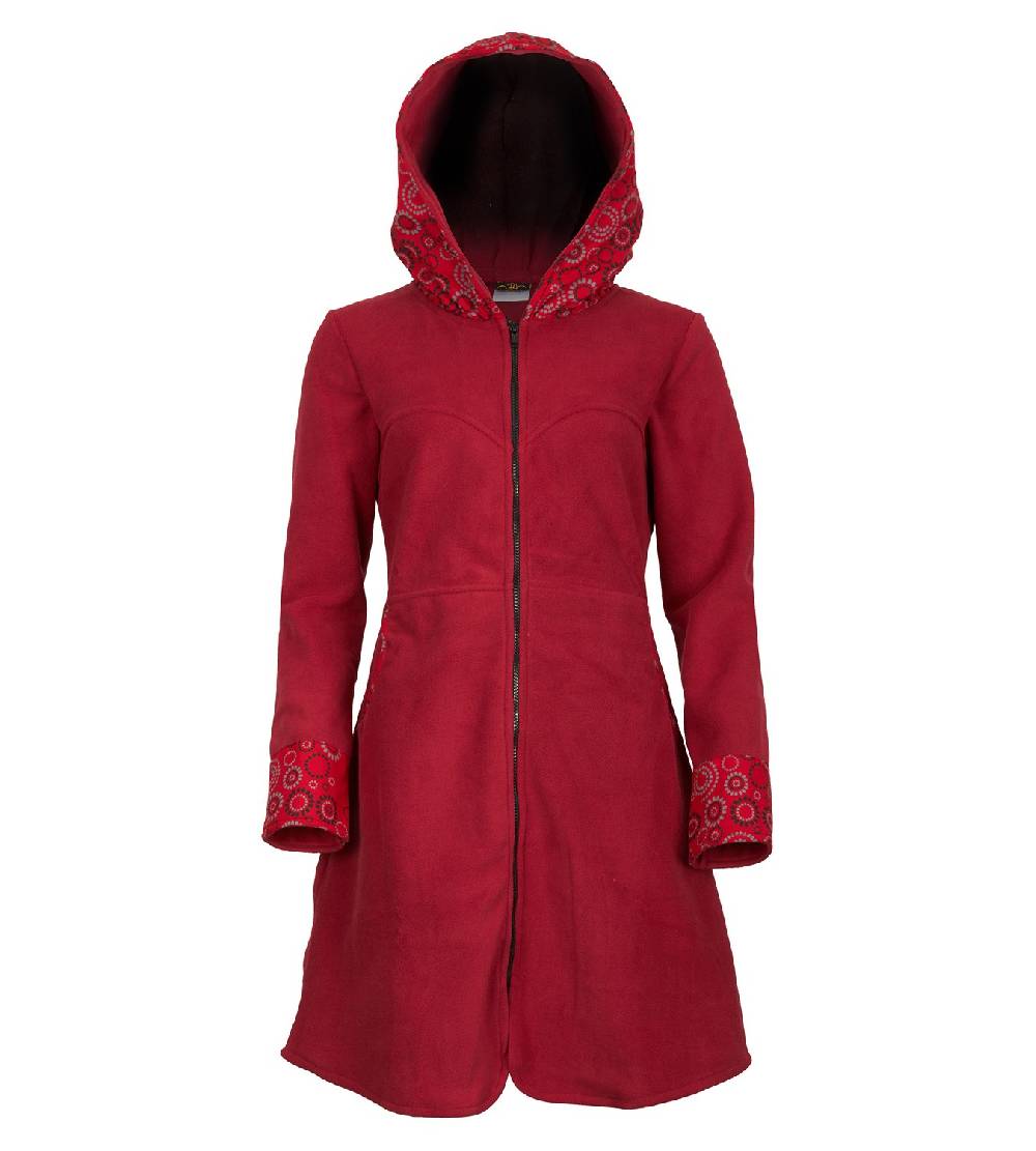 Kunst Und Magie Kunst und Magie Damenmantel aus Fleece Fabrik Onlineshop