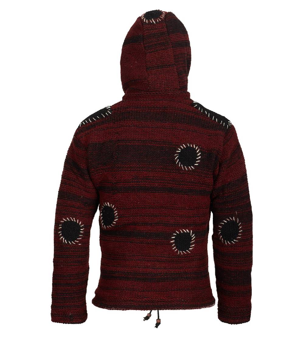 Kunst Und Magie Kunst und Magie Strickjacke mit Fleecefutter Strickpullover Sonderangebot