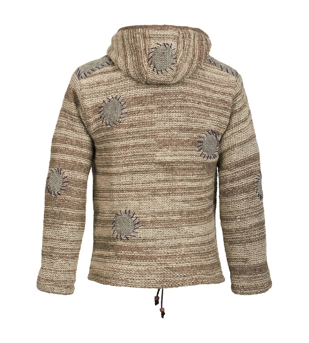 Kunst Und Magie Kunst und Magie Strickjacke mit Fleecefutter Strickpullover Sonderangebot
