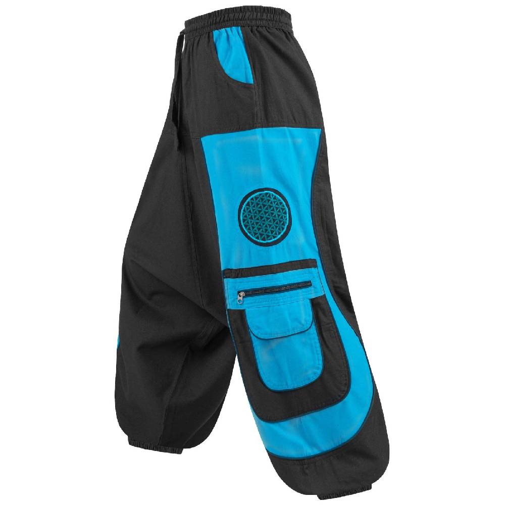 Kunst Und Magie Kunst und Magie Flower of Life Hippie Haremshose Goahose Cargohose Online Shopping