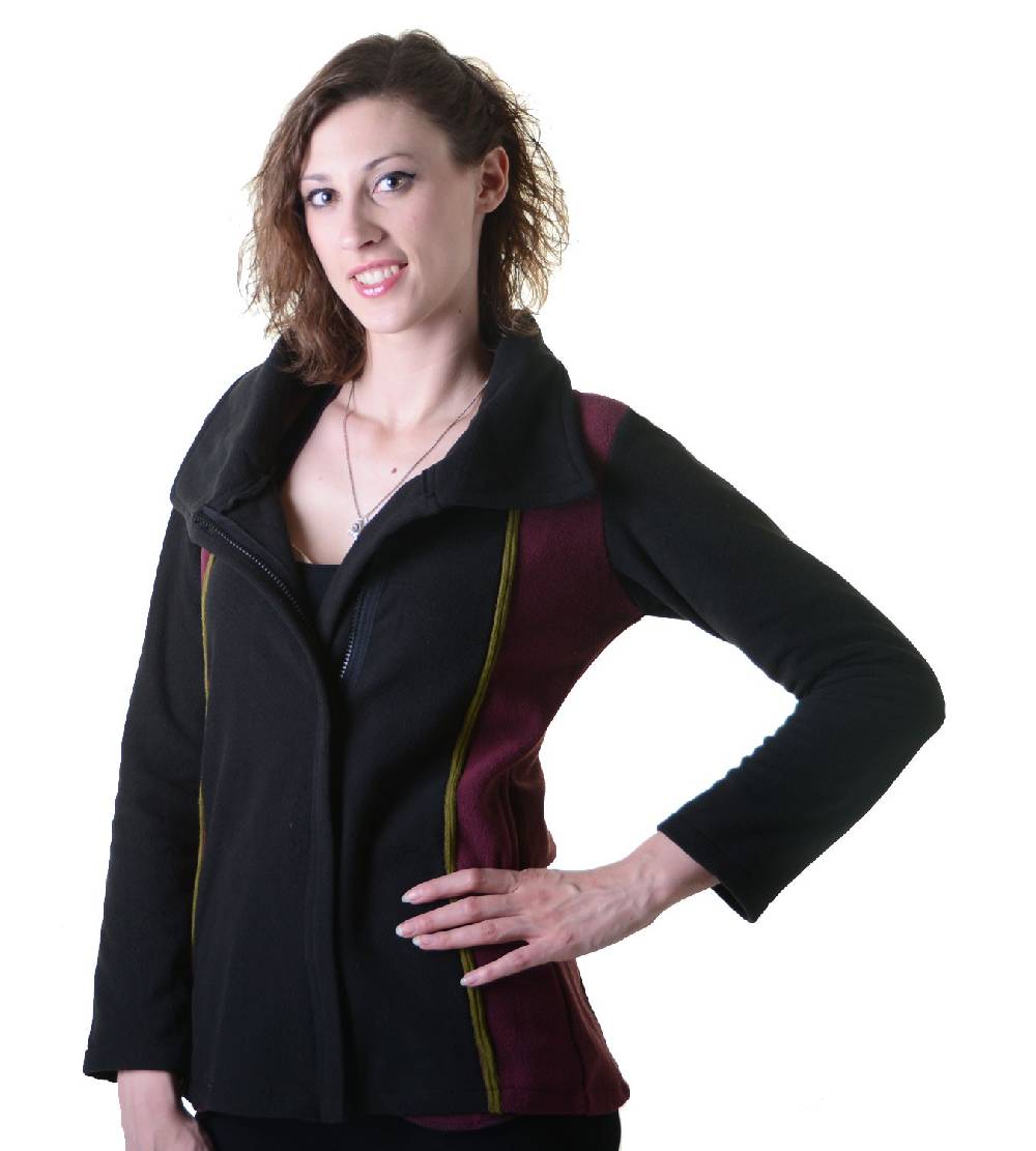 Kunst Und Magie Kunst und Magie Damen Fleecejacke Goa Psy Hippie - Boho Jacke Preisnachlass