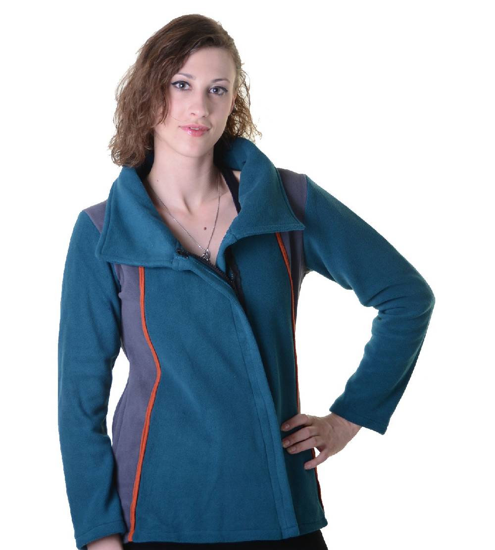Kunst Und Magie Kunst und Magie Damen Fleecejacke Goa Psy Hippie - Boho Jacke Preisnachlass