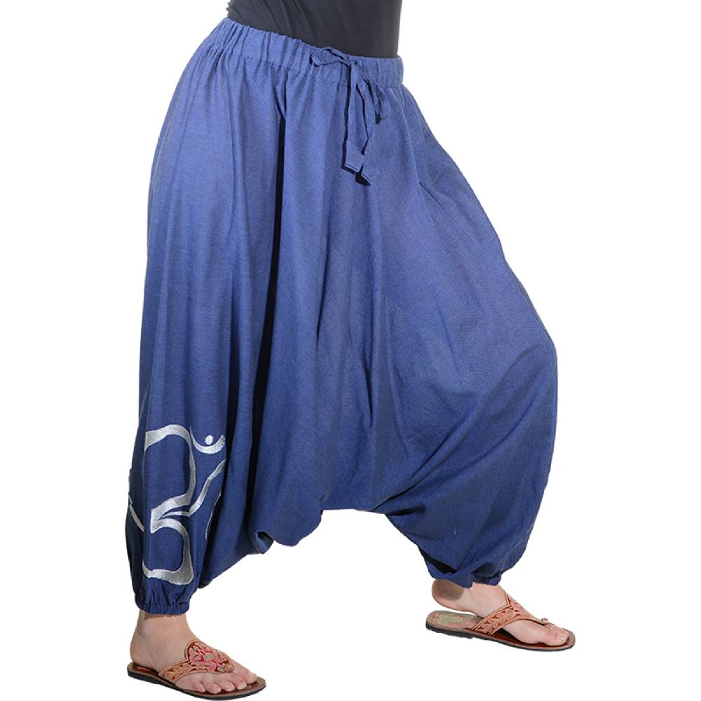 Kunst Und Magie Kunst und Magie Damen Hippie OM Haremshose Pluderhose Baumwolle Aladinhose Black Friday
