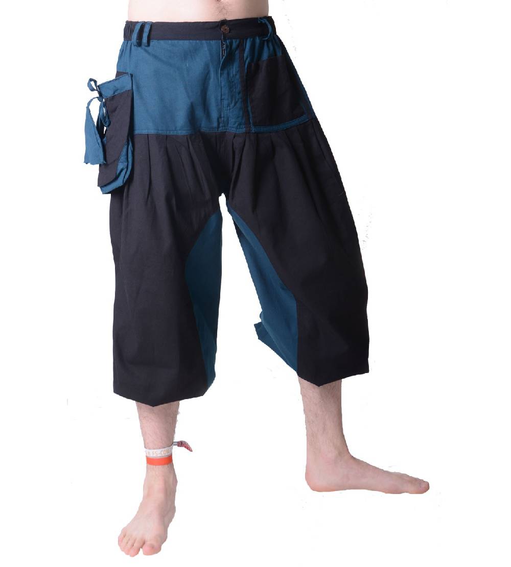 Kunst Und Magie Kurze Hose Dreiviertelhose - Herren Goa Hippie Freizeithose Sommerhose Osterangebot