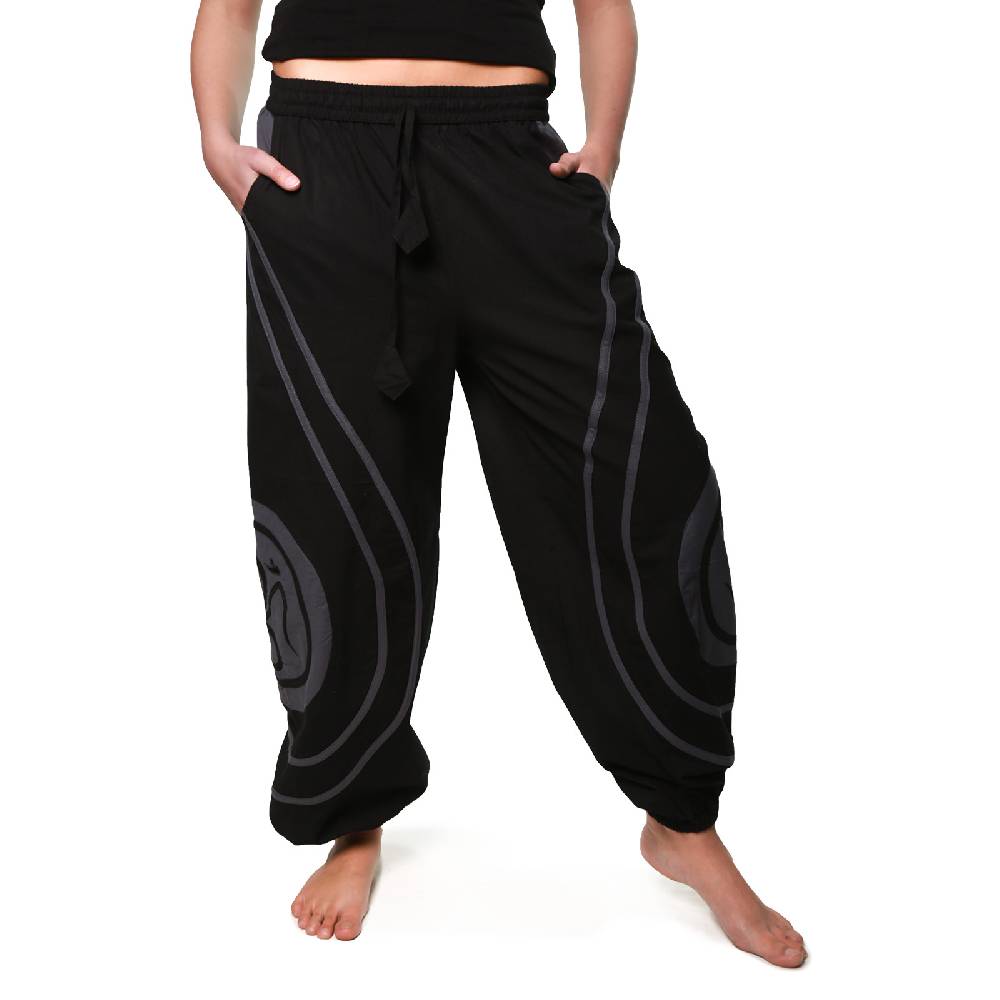 Kunst Und Magie Kunst und Magie Unisex OM Pluderhose in vielen individuellen Farben Vatertagsangebot