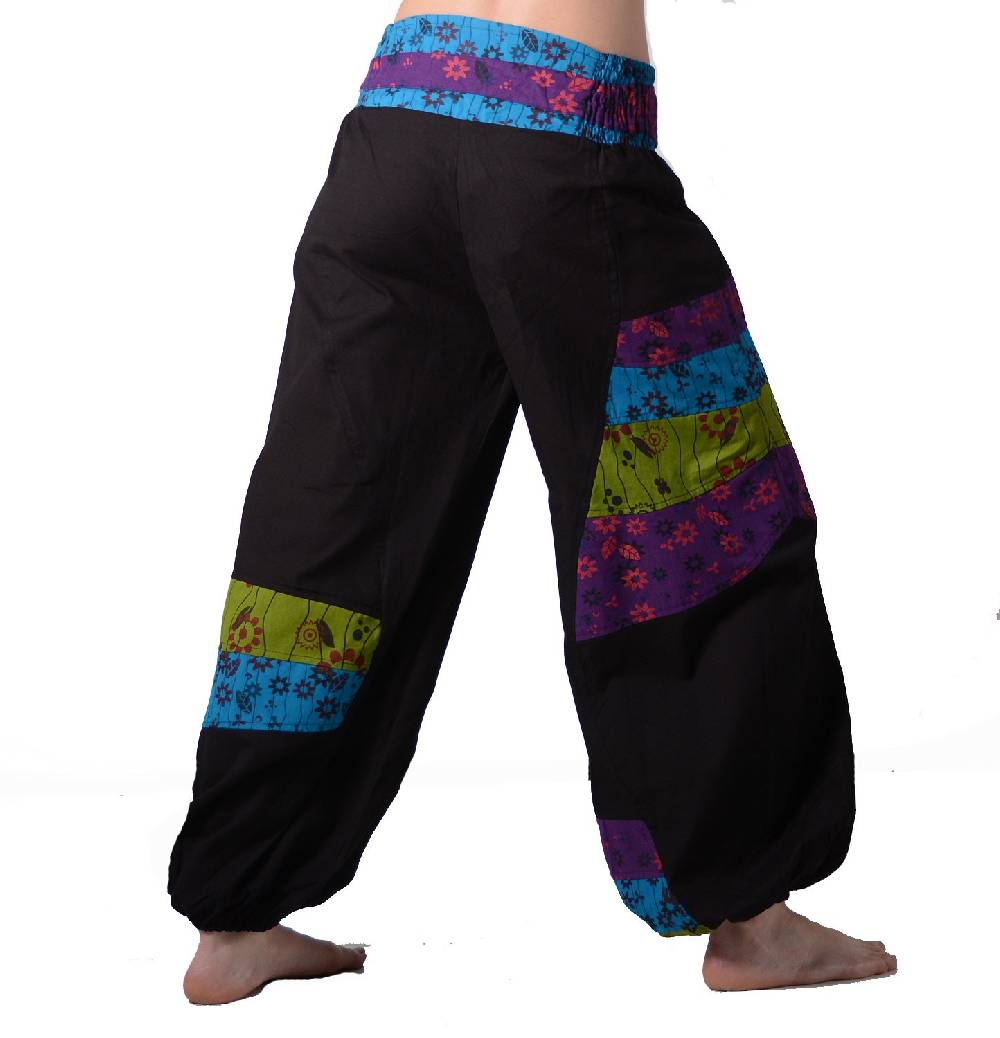 Kunst Und Magie Kunst und Magie Bunte Hippiehose aus Baumwolle IBIZA Strandhose Wellnesshose Exklusive Angebote
