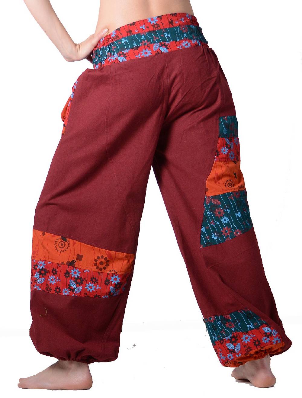 Kunst Und Magie Kunst und Magie Bunte Hippiehose aus Baumwolle IBIZA Strandhose Wellnesshose Exklusive Angebote