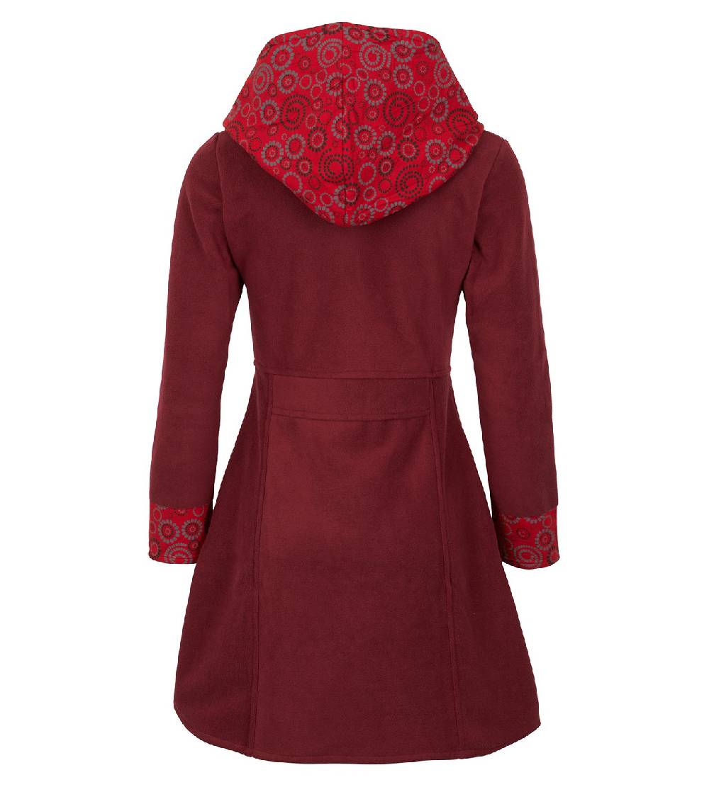 Kunst Und Magie Fleece Mantel Jacke mit Kapuze Goa Psy Hippie Boho extravagant Bis zu 60% Rabatt