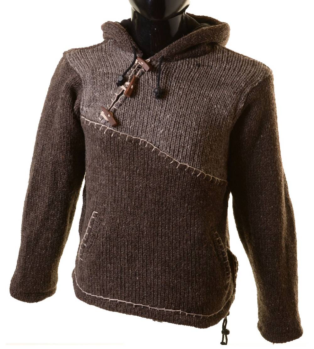Kunst Und Magie Ausgefallener Strickpullover im Mittelalter-Stlye Hippie Pullover Vierteljährliche Förderung