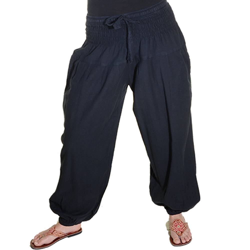 Kunst Und Magie Kunst und Magie Damen Pluderhose Haremshose Sommerhose Hippie Goa Wellness Yoga Nur noch ein Tag übrig