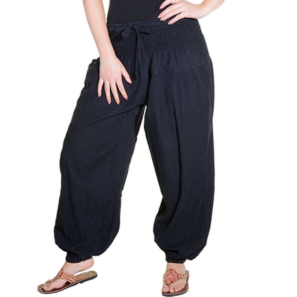 Kunst Und Magie Kunst und Magie Damen Pluderhose Haremshose Sommerhose Hippie Goa Wellness Yoga Nur noch ein Tag übrig