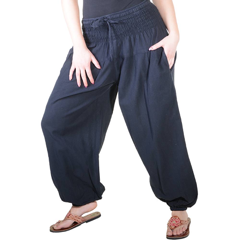 Kunst Und Magie Kunst und Magie Damen Pluderhose Haremshose Sommerhose Hippie Goa Wellness Yoga Nur noch ein Tag übrig