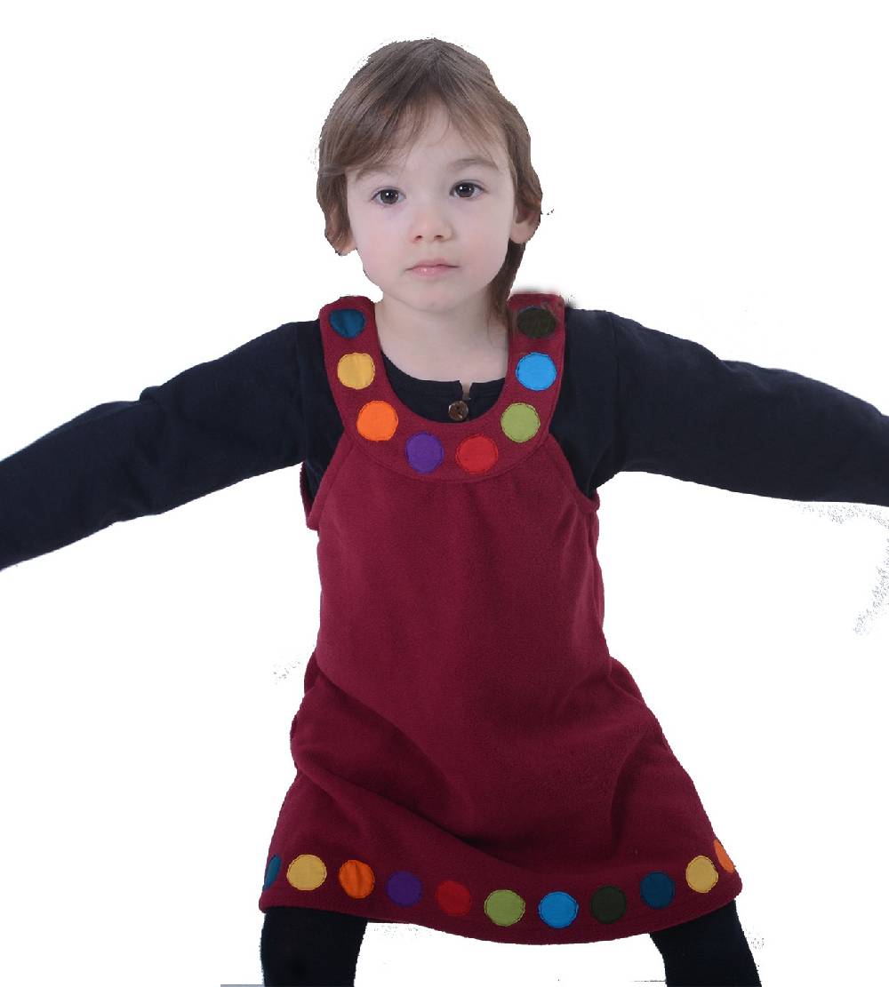 Kunst Und Magie Kunst und Magie Kinder Kleid /Trägerkleid aus Fleece Schlussverkauf