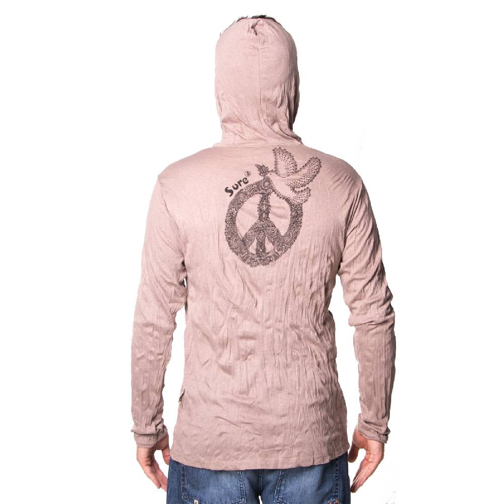 Kunst Und Magie Kunst und Magie Sure Hoody Kapuzen Shirt Peace mit Friedenstaube Günstig kaufen