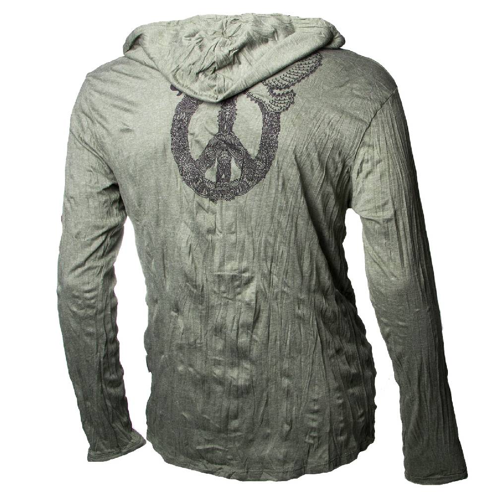 Kunst Und Magie Kunst und Magie Sure Hoody Kapuzen Shirt Peace mit Friedenstaube Günstig kaufen