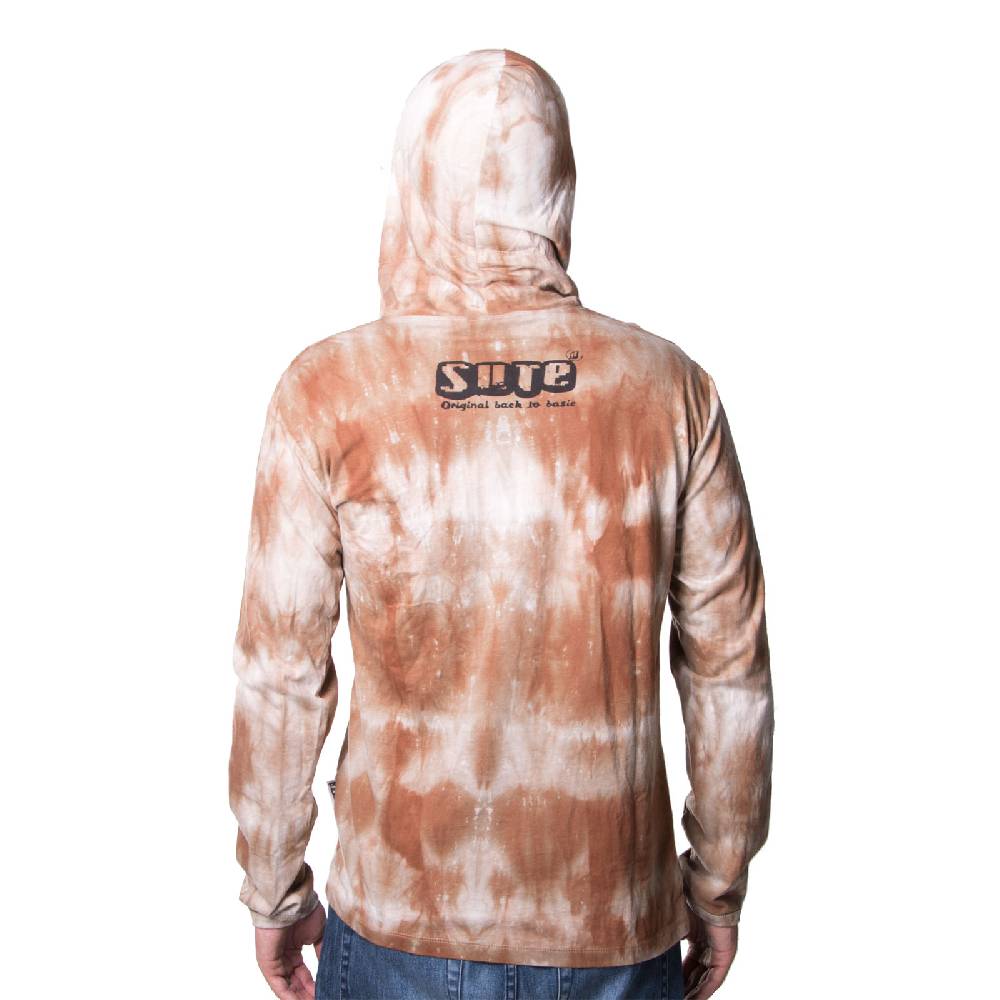 Kunst Und Magie Kunst und Magie Sure Hoody Kapuzen Tie Dye Batik Shirt mit "Peace" Motiv Großer Ausverkauf