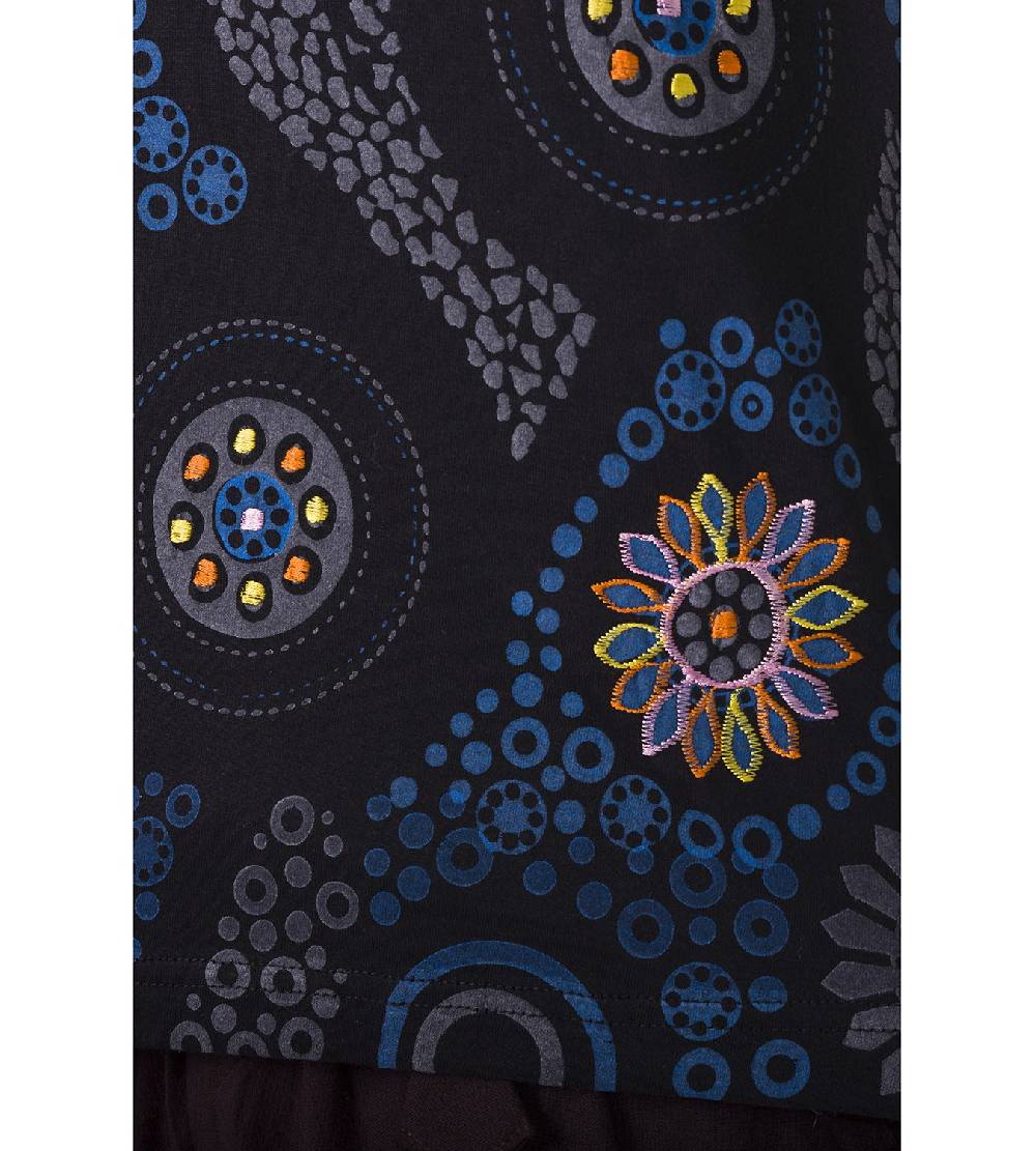 Kunst Und Magie Kunst und Magie Boho Damen Sweater Oberteil mit Stickereien Exklusivangebot