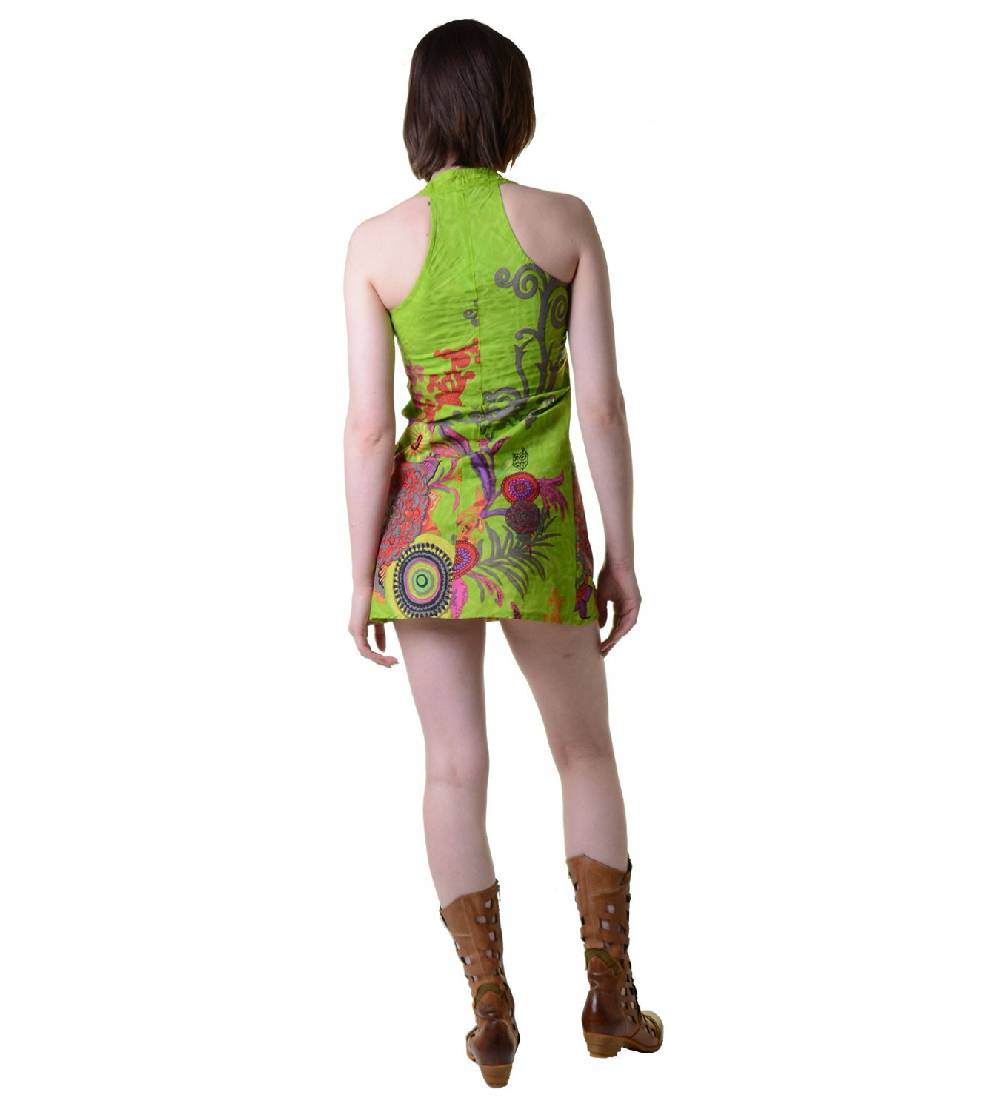 Kunst Und Magie Hippie-Tunika mit ausgefallenem Muster - Ideal für den Sommer - Toll als Strandkleid Lagerräumung
