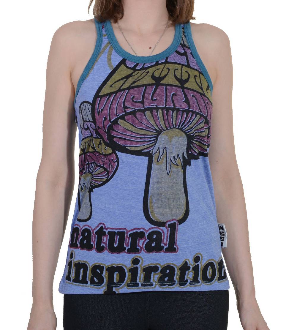 Kunst Und Magie Magic Mushroom Goa Top Shirt Hippie 70er Retro Letzter Tag