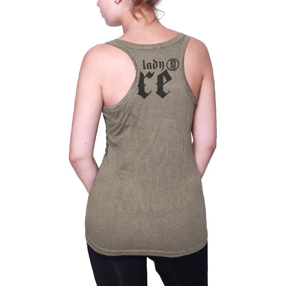 Kunst Und Magie Kunst und Magie Sure Crying Buddha 70er Retro Trägertop T-Shirt Sonderangebot der Fabrik