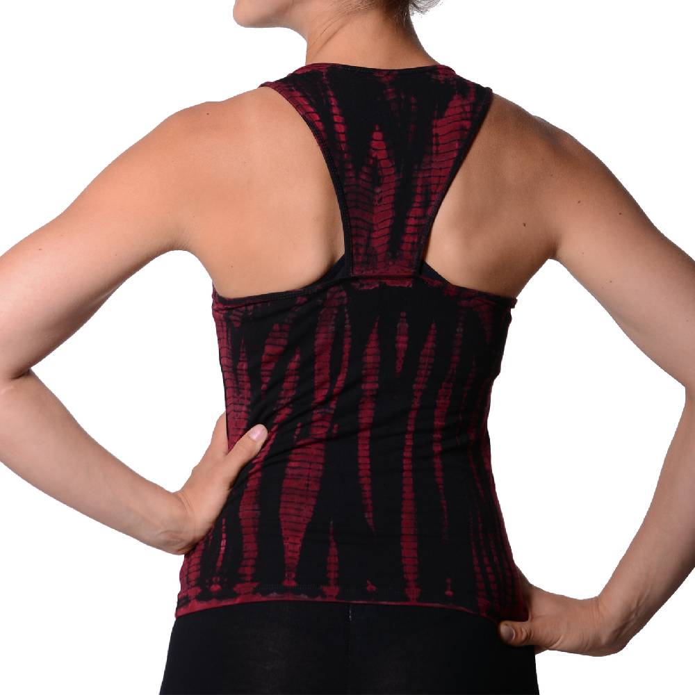 Kunst Und Magie Kunst und Magie Damen Top Atmungsaktive Tie Dye Batik Yoga Top 50% Rabatt mit kostenlosem Versand