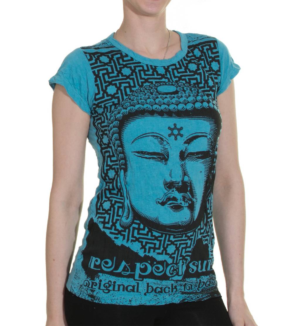 Kunst Und Magie 70er Retro T-Shirt Top Sure Buddha Rabatte dieses Monats