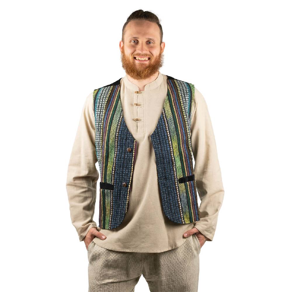 Kunst Und Magie Kunst und Magie Bunte Herren Hippie Weste Wochenangebot