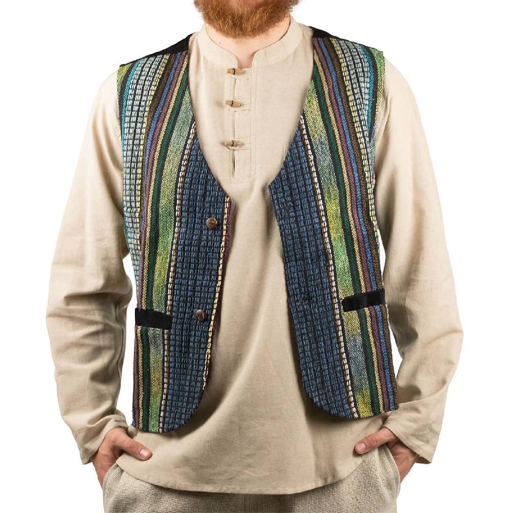 Kunst Und Magie Kunst und Magie Bunte Herren Hippie Weste Wochenangebot