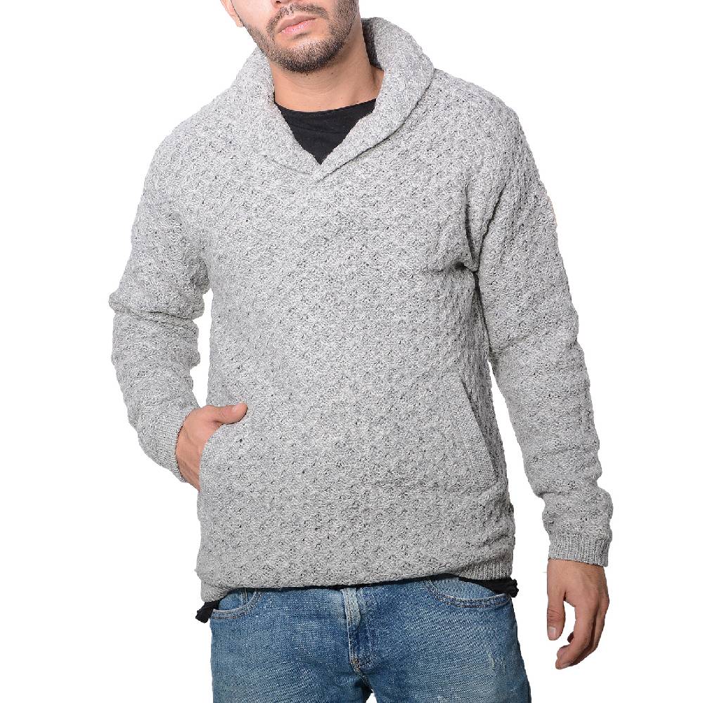 Kunst Und Magie Kunst und Magie Herren Strickpullover Wollpullover mit Schalkragen und warmen Fleecefutter JETZT KAUFEN