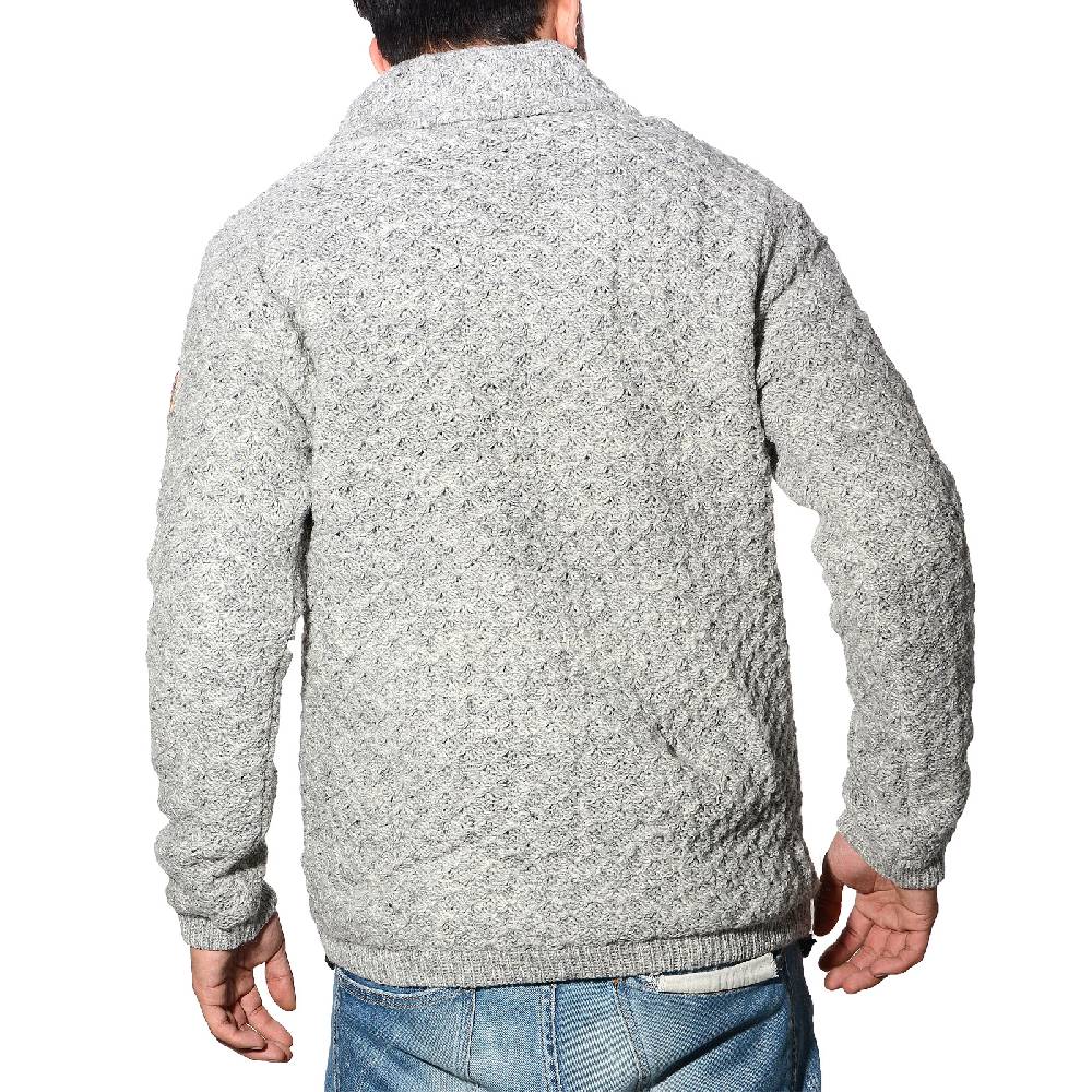 Kunst Und Magie Kunst und Magie Herren Strickpullover Wollpullover mit Schalkragen und warmen Fleecefutter JETZT KAUFEN