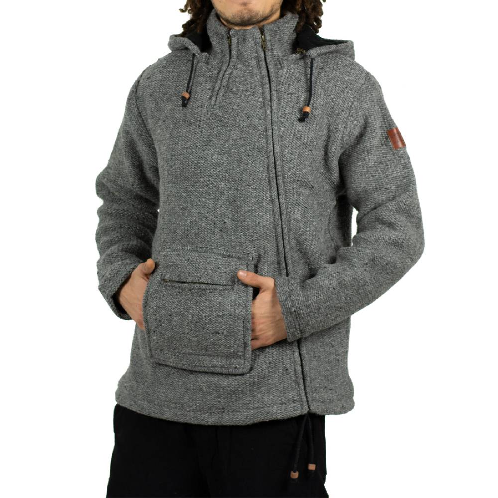 Kunst Und Magie Kunst & Magie Unisex Strick- Wolljacke abnehmbare Kapuze Letzte 2 Tage