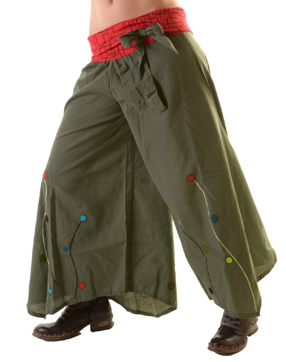 Kunst Und Magie Hosenrock Tanzhose Schlaghose Hippie Goa Boho Verkauf
