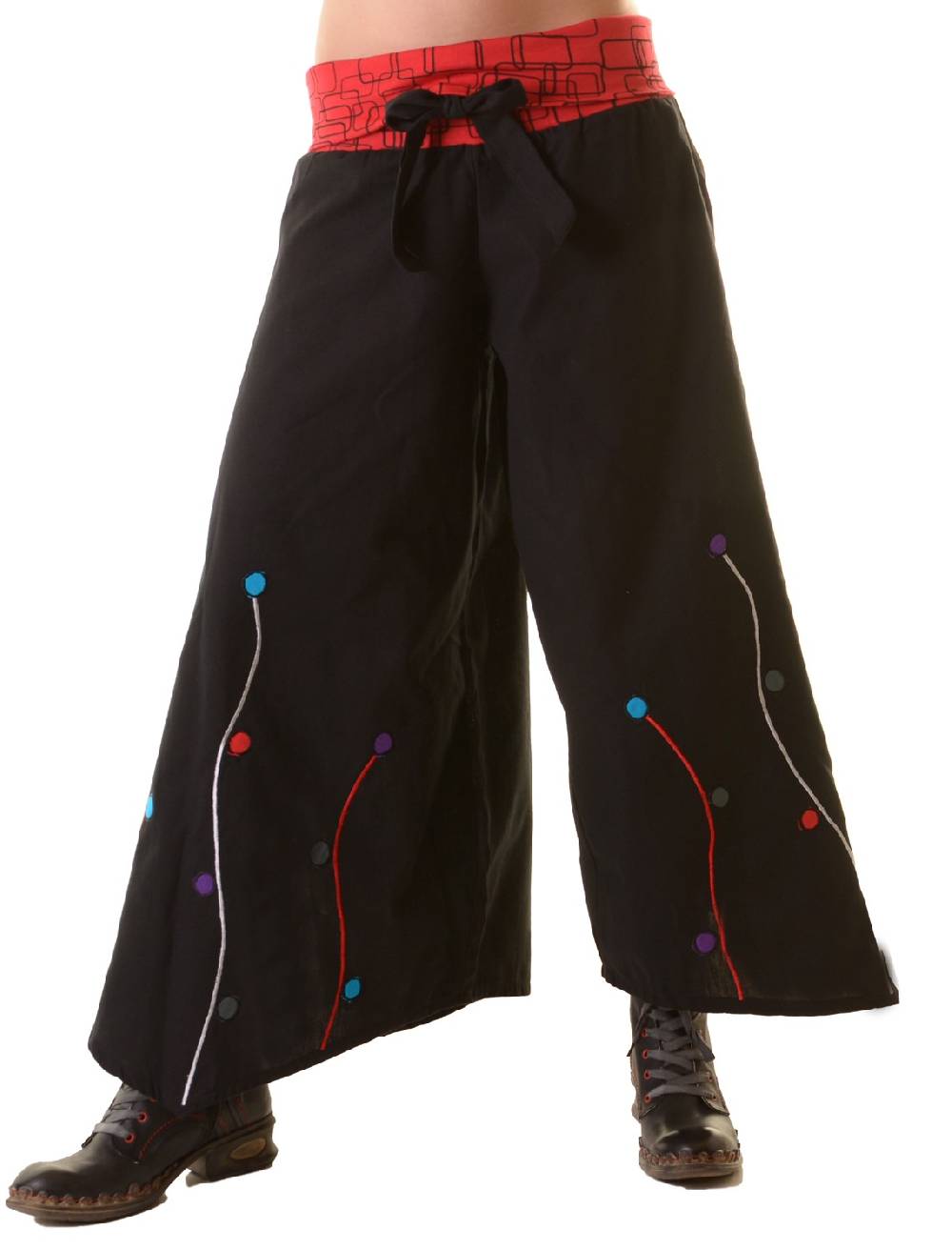 Kunst Und Magie Hosenrock Tanzhose Schlaghose Hippie Goa Boho Verkauf