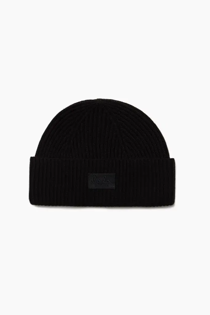 Lala Berlin Beanie Lines wool mix lala black JETZT KAUFEN